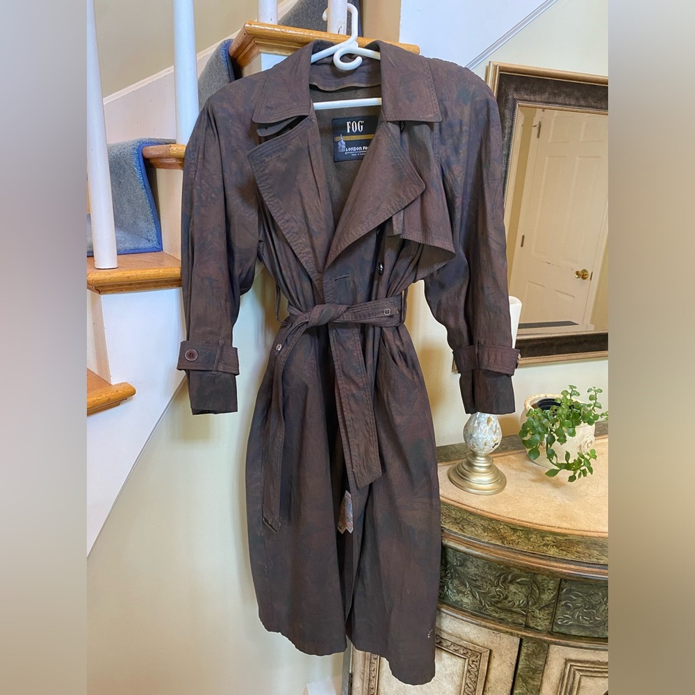 Vintage London Fog Brown Trench Coat